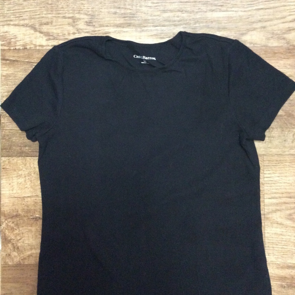 Croft and barrow XS black tee
